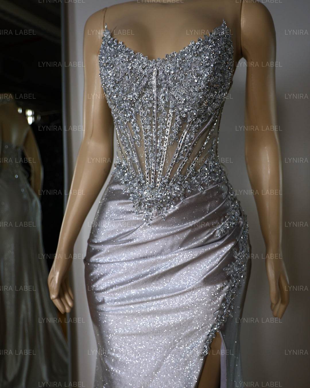 The Ally Glitter Gown