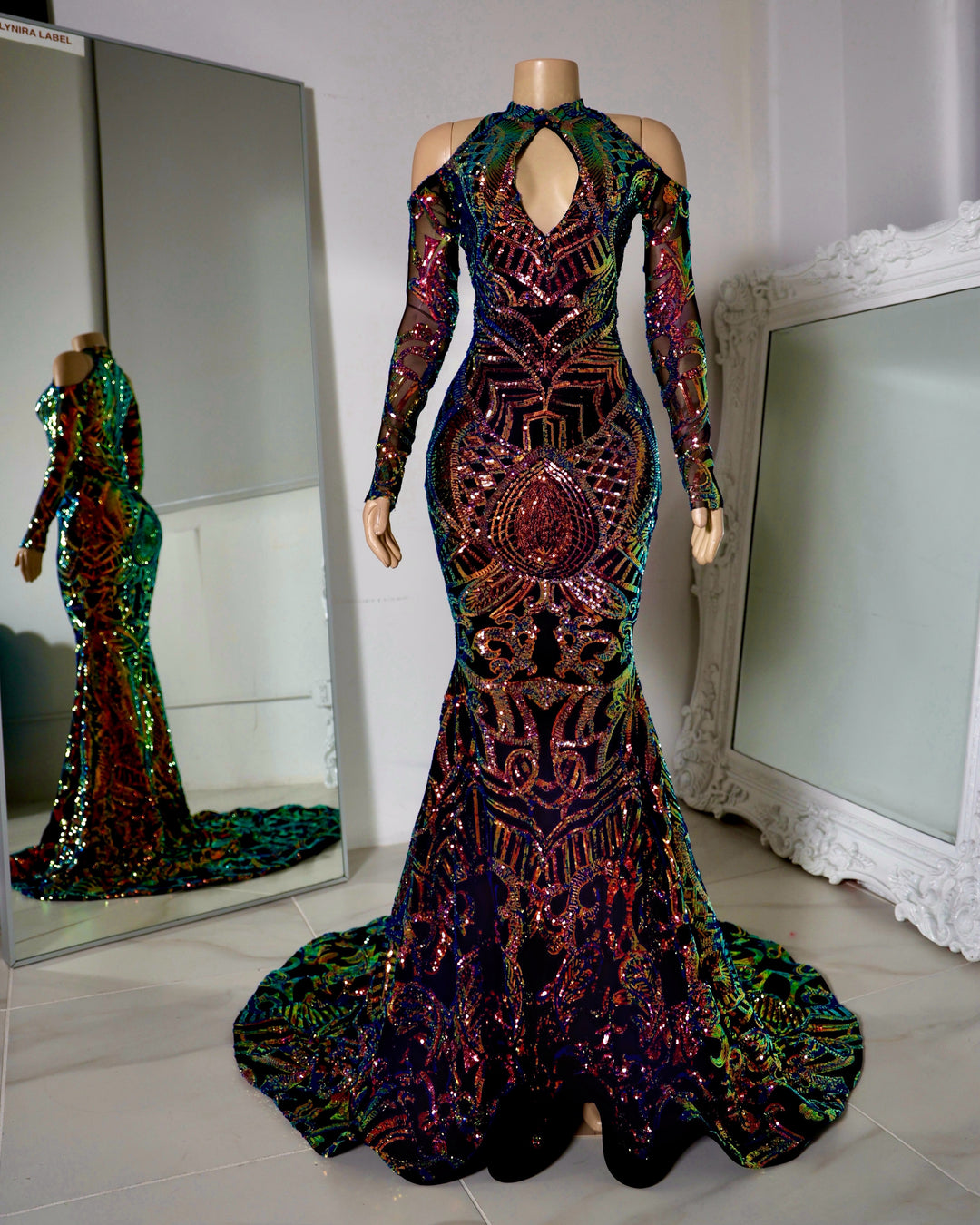 The Yaira Sequin Gown