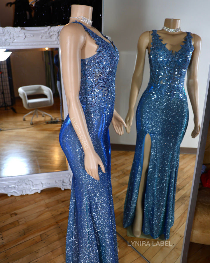The Latashia Glitter Gown