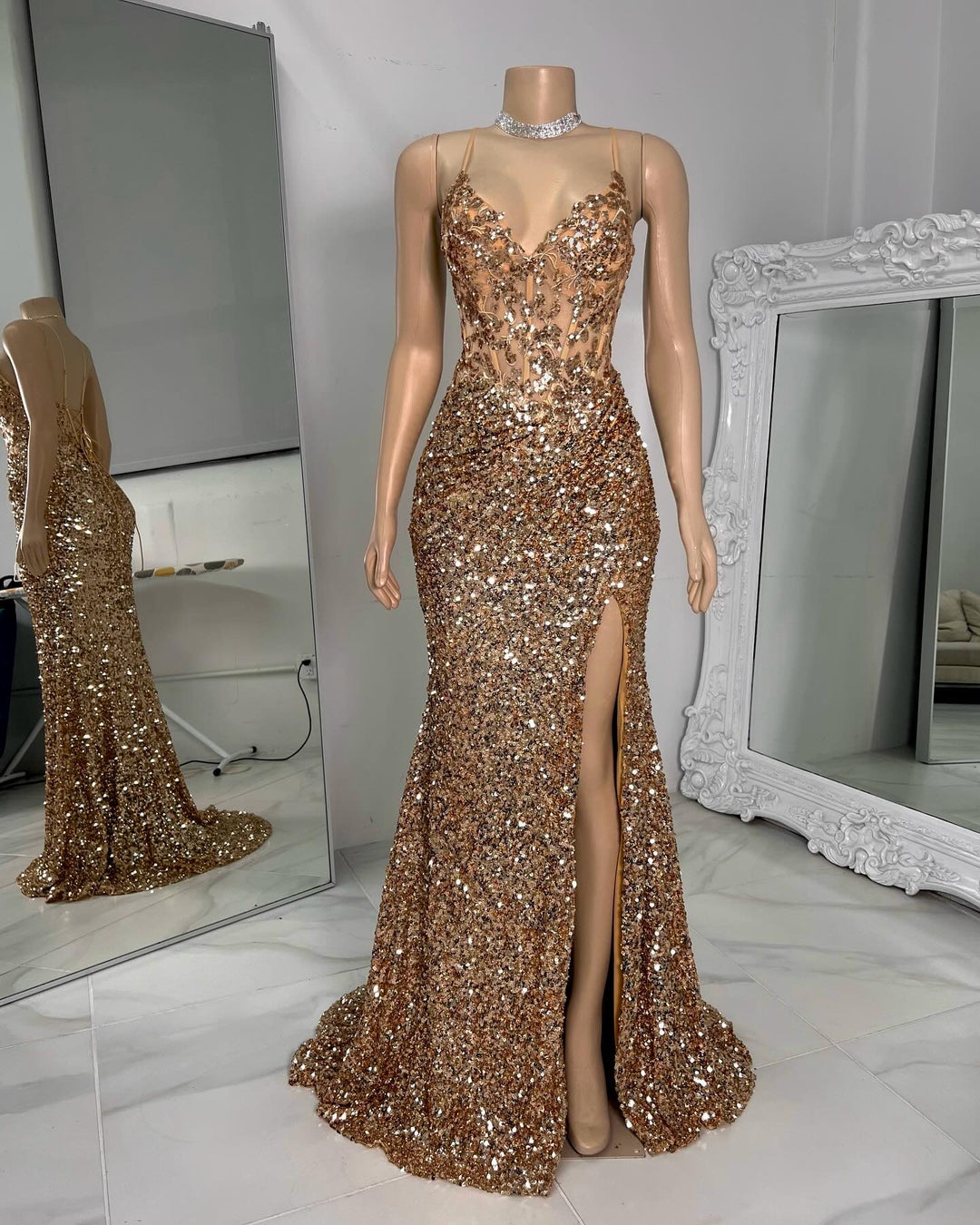 The Kimora Sequin Gown