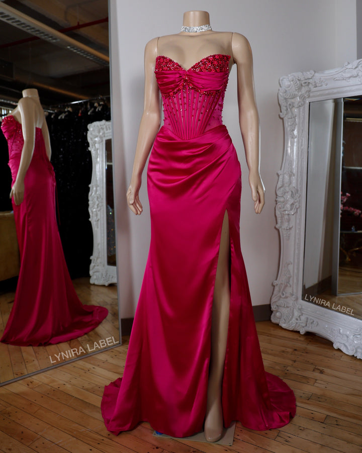 The Layla Satin Gown