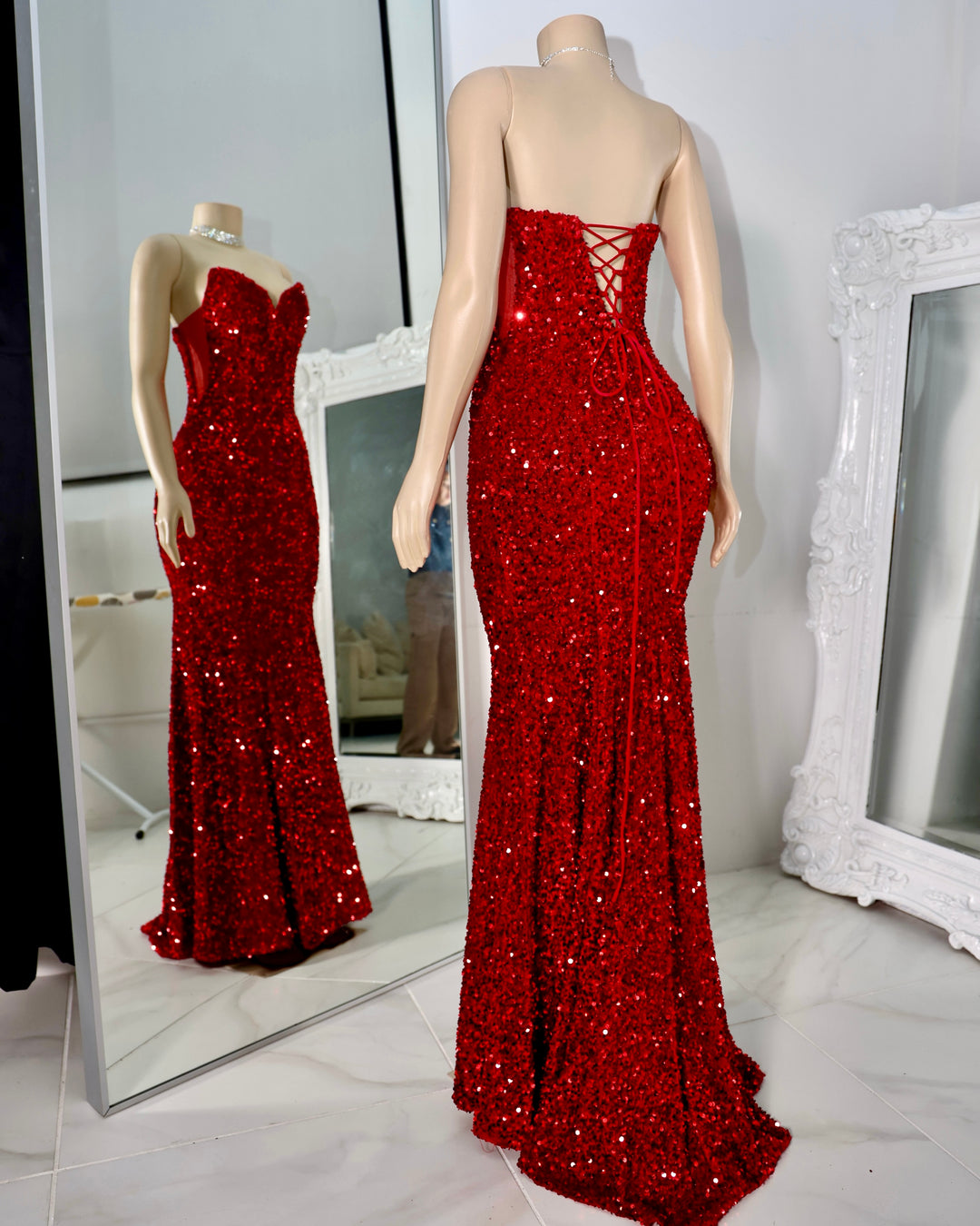 The Breya Sequin Gown