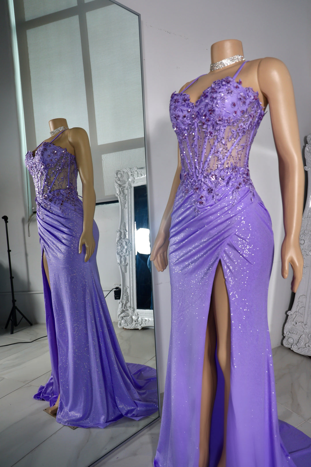 The Wanda Glitter Gown