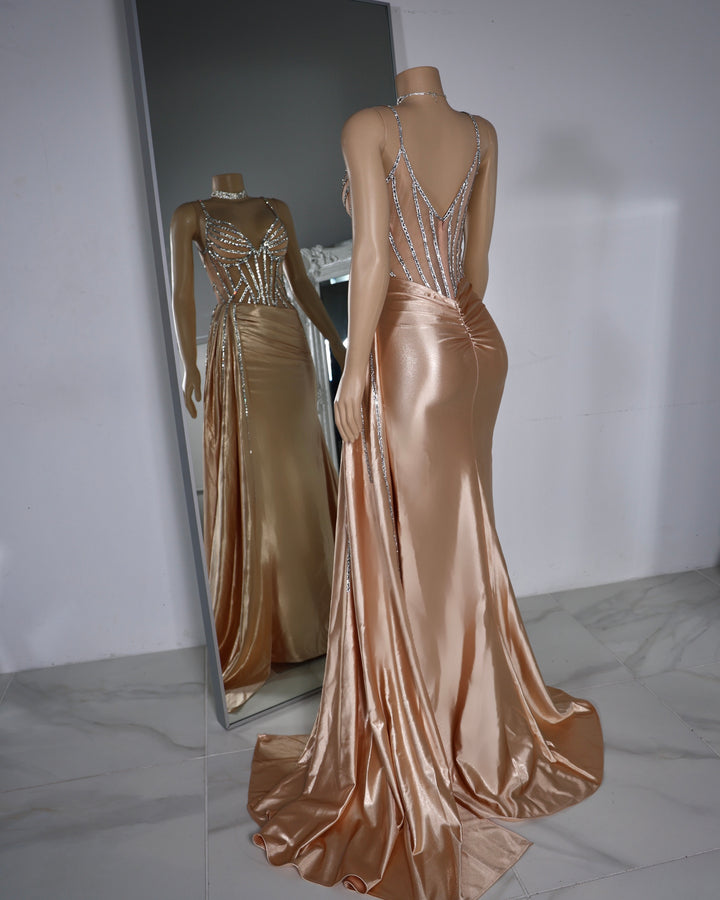 The Charlotte Satin Gown