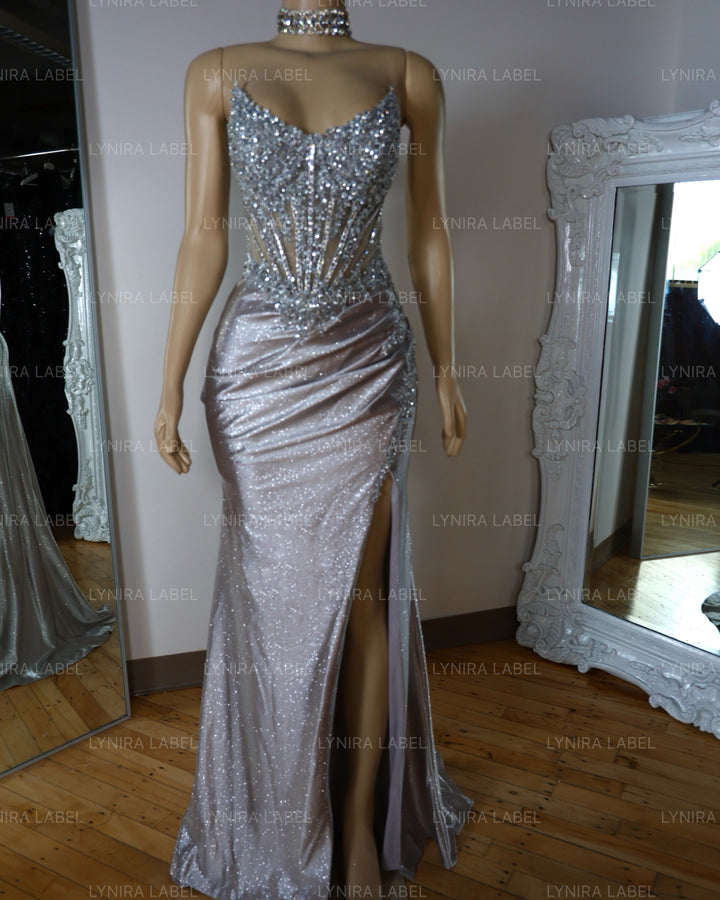 The Ally Glitter Gown