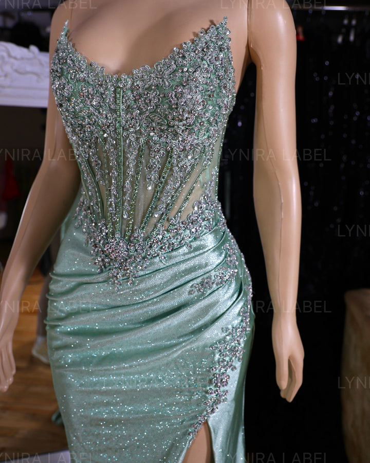 The Ally Glitter Gown