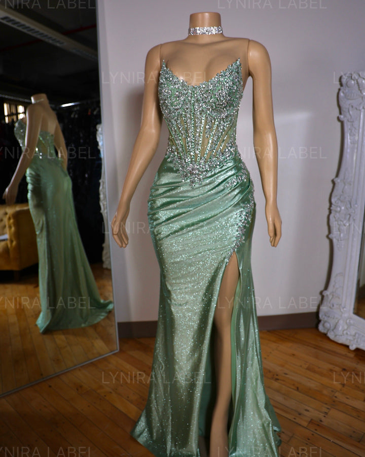 The Ally Glitter Gown