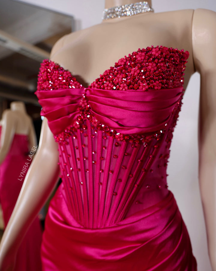 The Layla Satin Gown