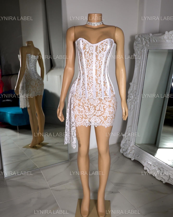 The Arianna Corset Lace Dress