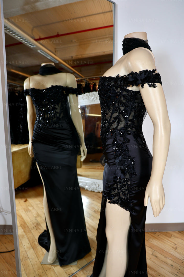 The Arabella Satin Gown