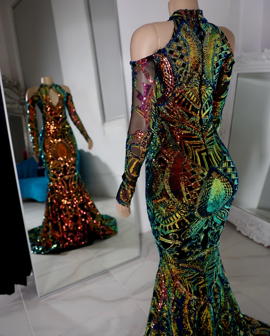 The Yaira Sequin Gown
