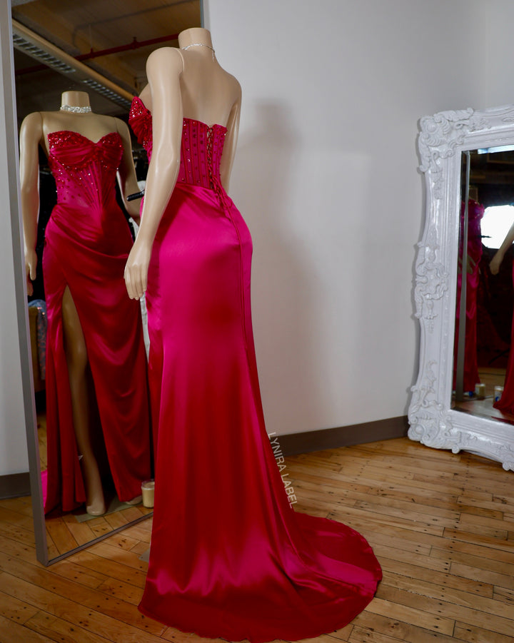 The Layla Satin Gown