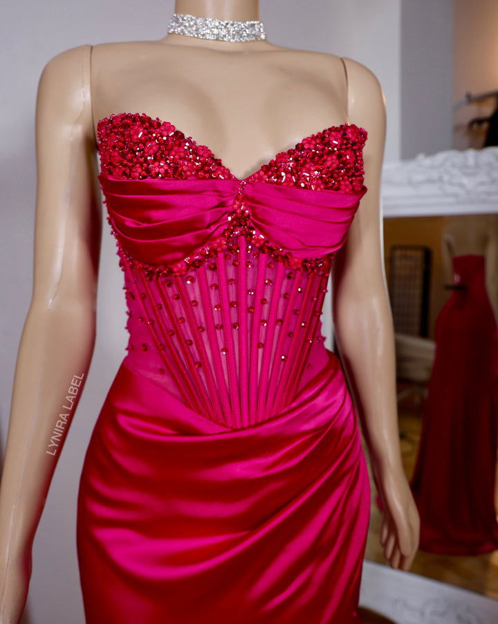 The Layla Satin Gown
