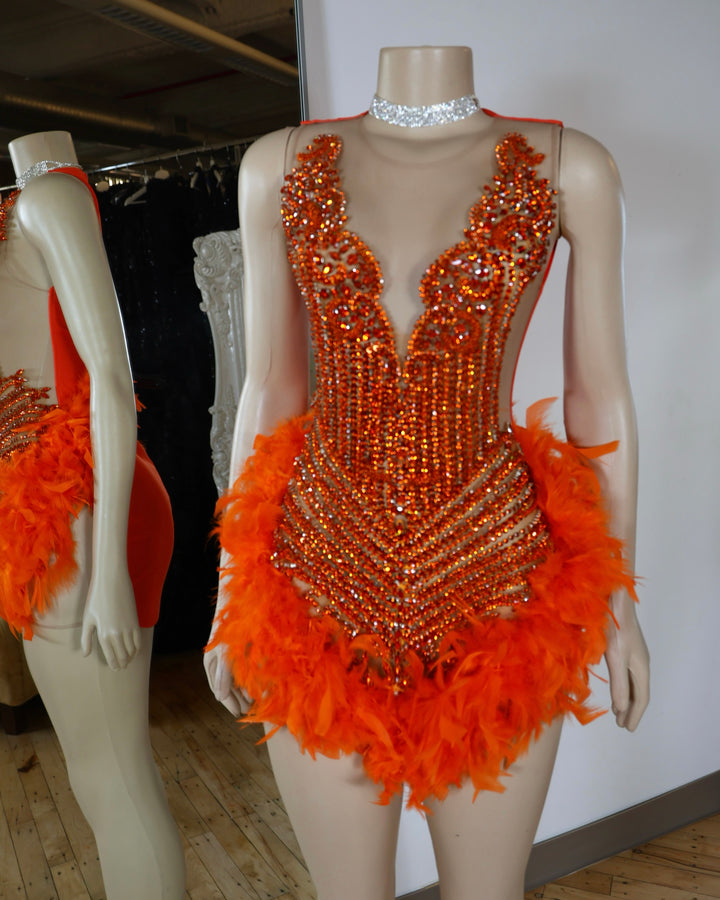 CYNTHIA Feather Dress- 13 colors