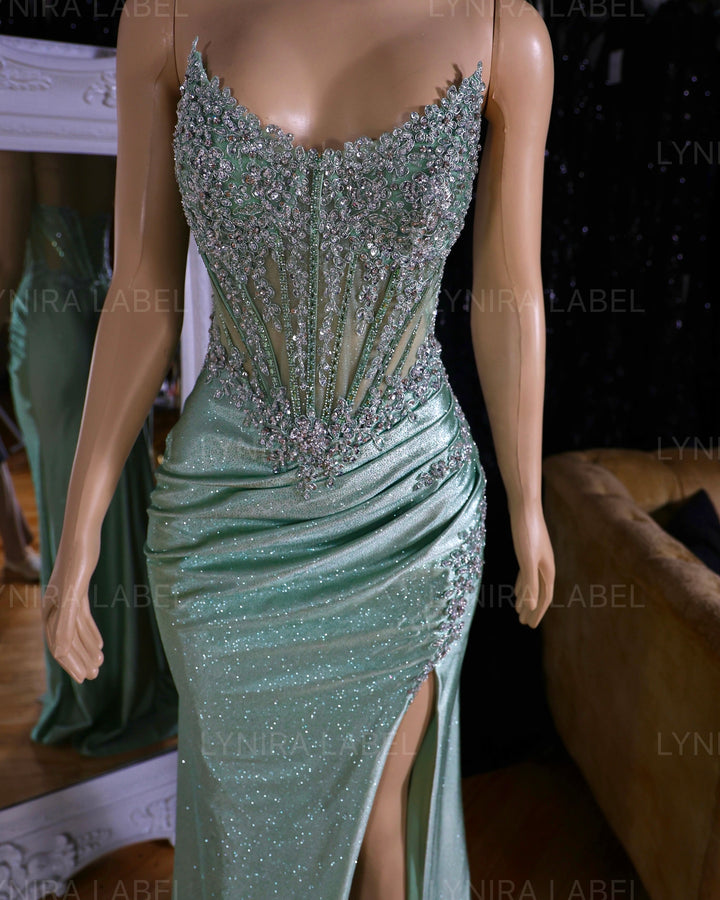 The Ally Glitter Gown