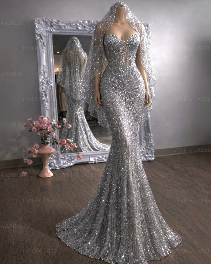 Azura Glitter Gown
