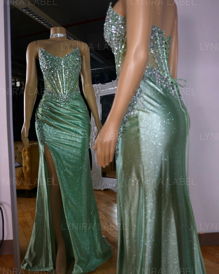 The Ally Glitter Gown
