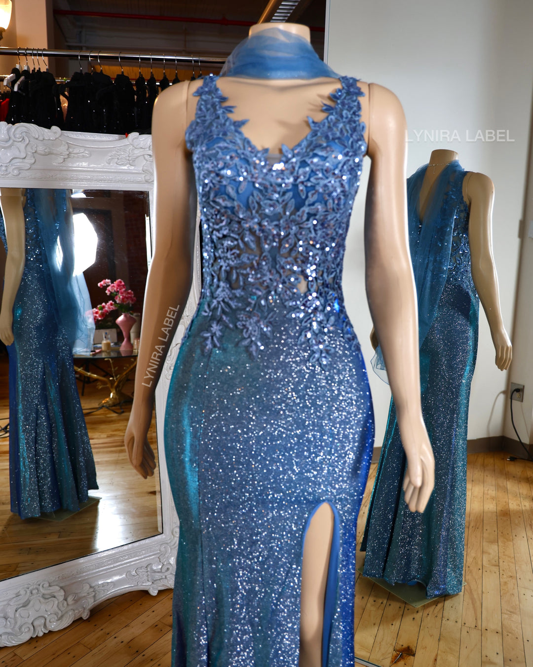 The Latashia Glitter Gown
