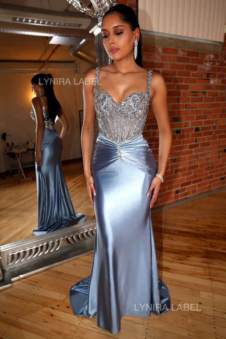 The Mina Rhinestone Gown