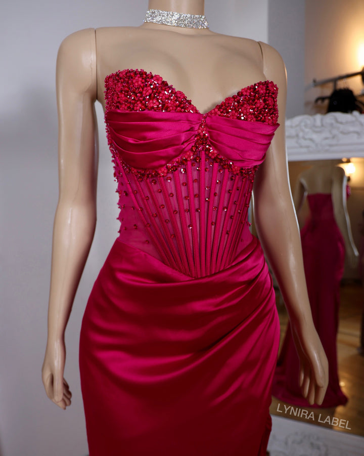The Layla Satin Gown