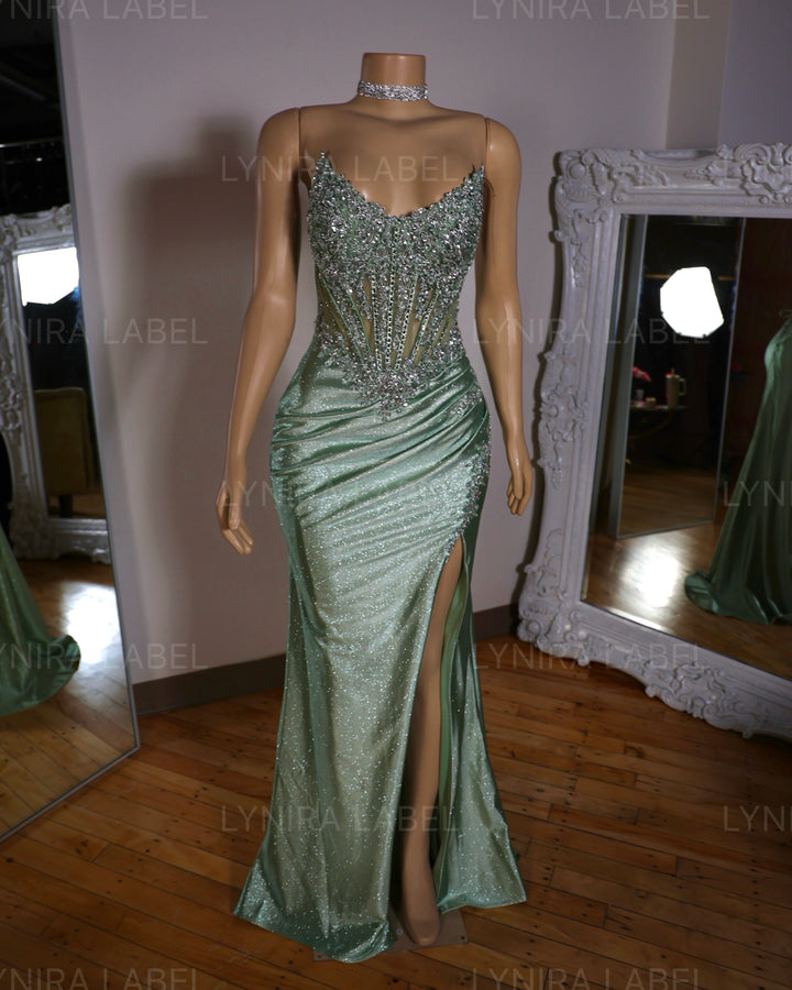 The Ally Glitter Gown