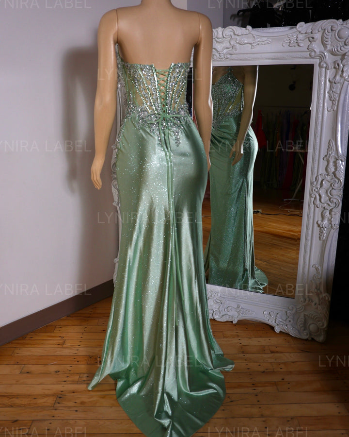 The Ally Glitter Gown