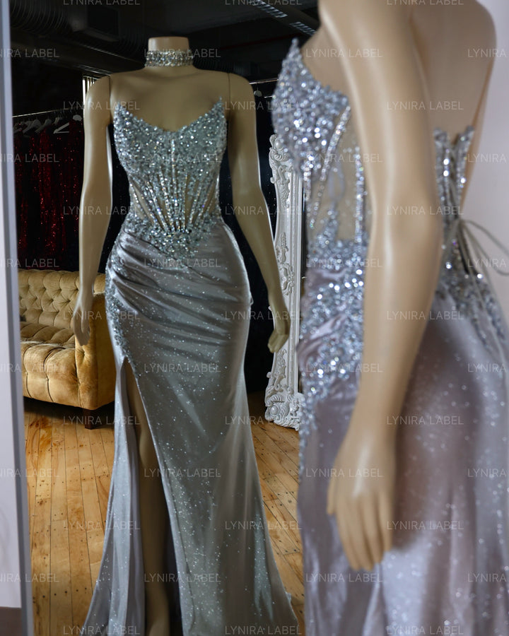 The Ally Glitter Gown