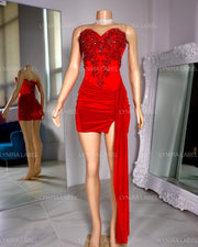 The Camilla Corset Velvet Dress