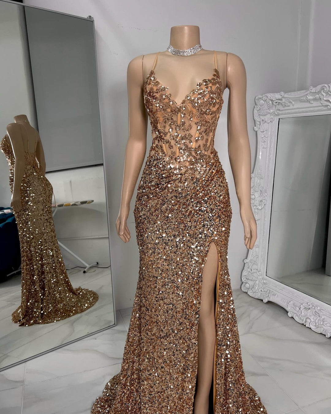 The Kimora Sequin Gown