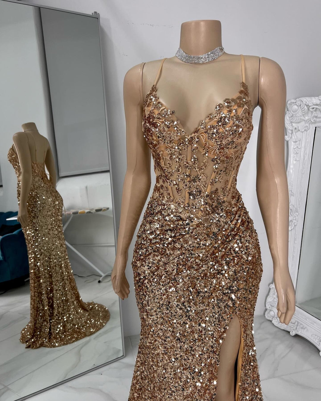 The Kimora Sequin Gown