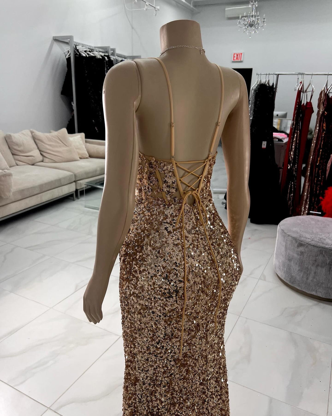 The Kimora Sequin Gown