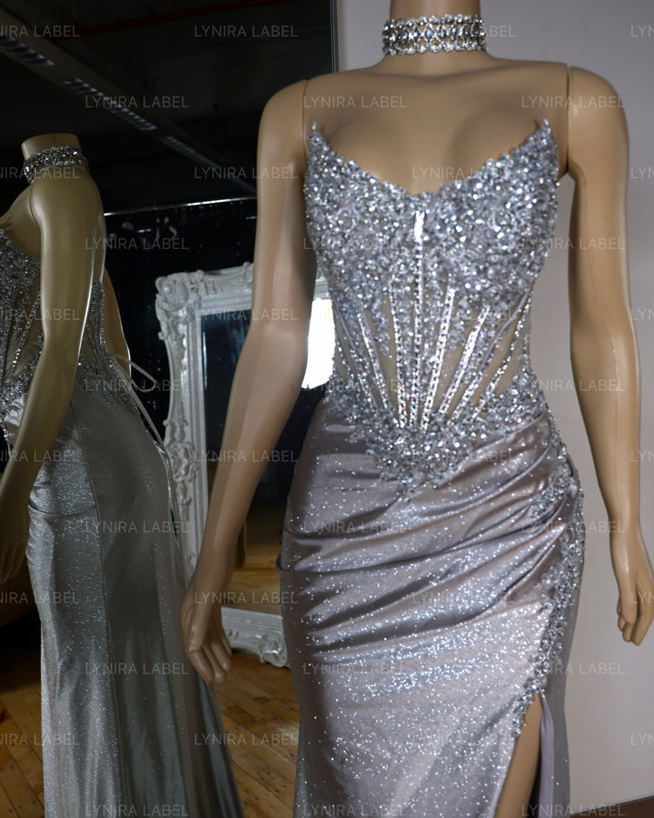 The Ally Glitter Gown