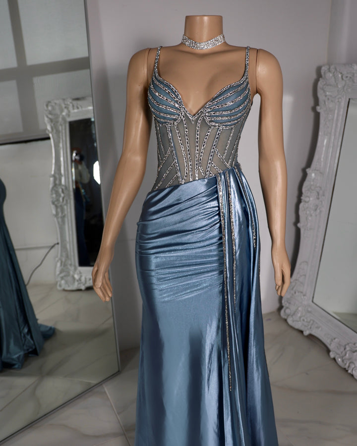 The Charlotte Satin Gown