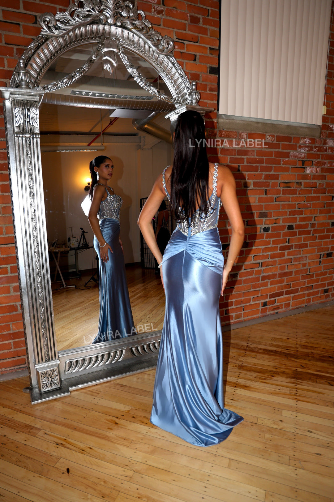 The Mina Rhinestone Gown