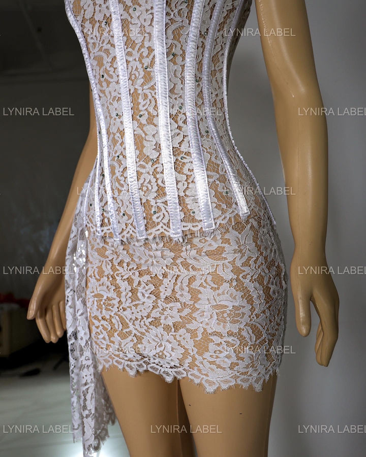 The Arianna Corset Lace Dress