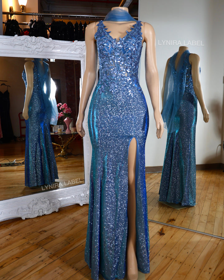 The Latashia Glitter Gown