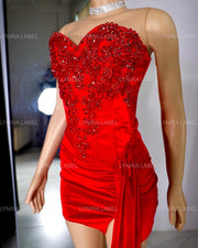 The Camilla Corset Velvet Dress