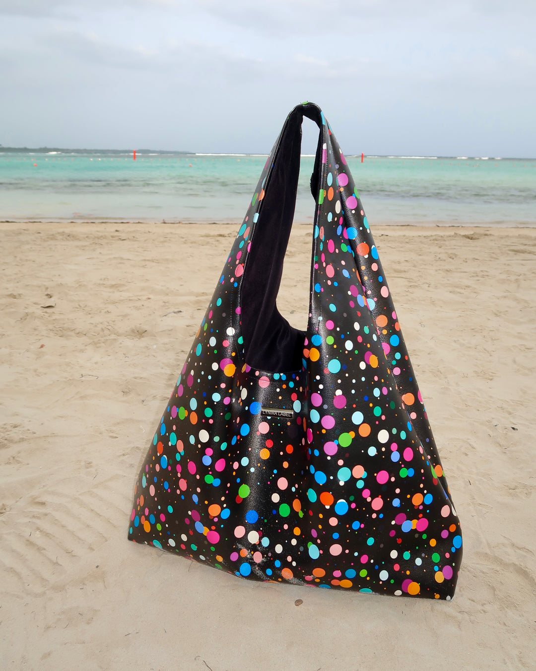 Polka Dot Hobo Bag