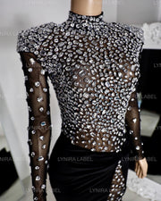 The Jazmin Rhinestone Gown