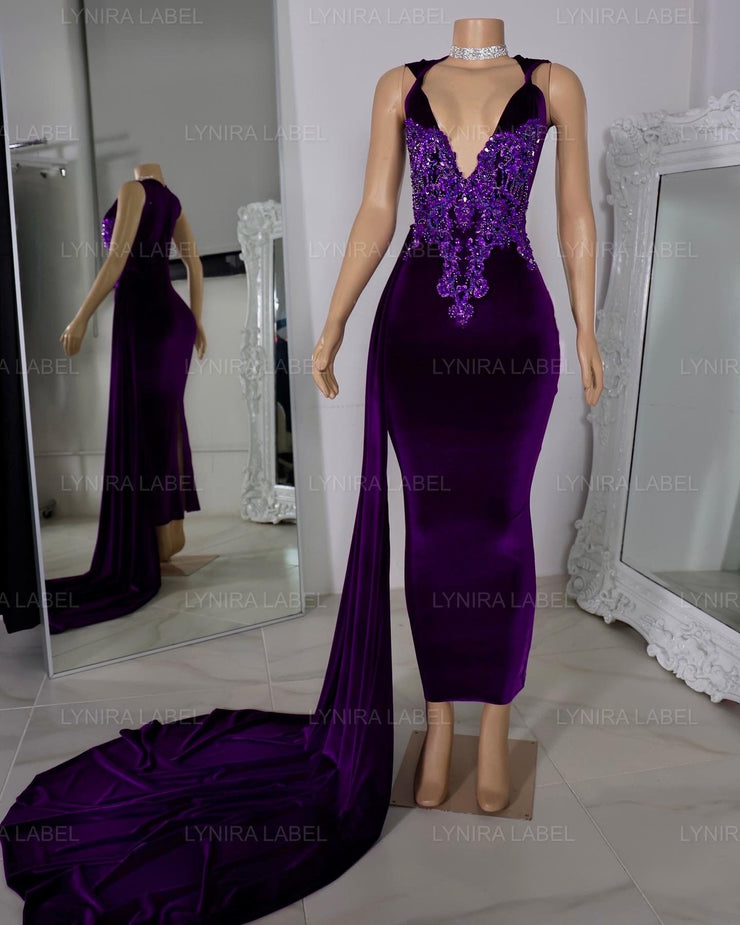 The Penelope Dress with detachable train