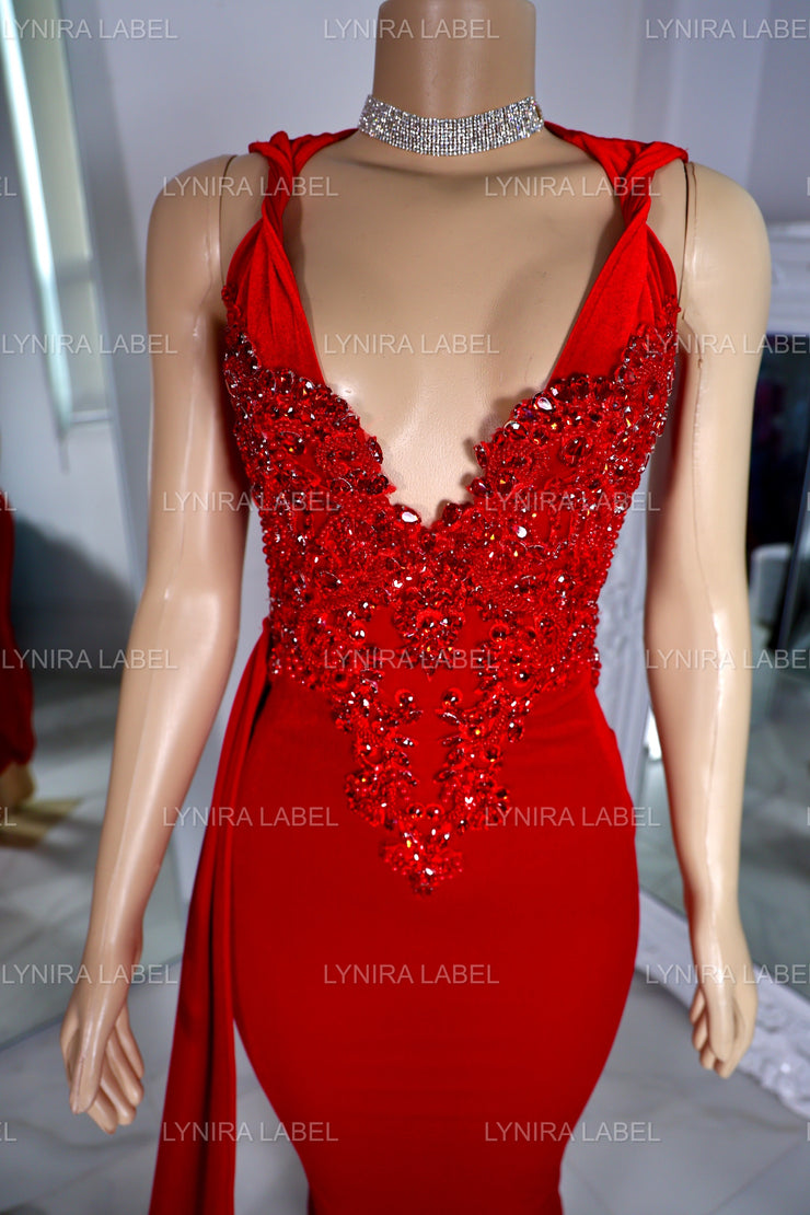The Penelope Dress with detachable train