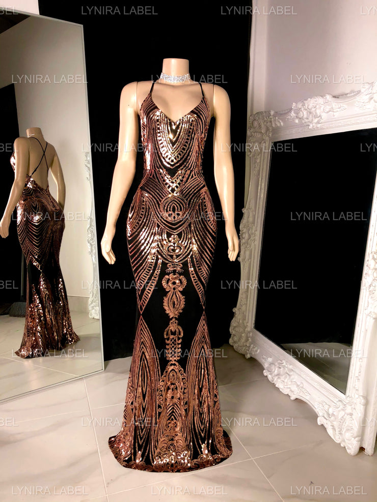 The Isabel Sequin Gown