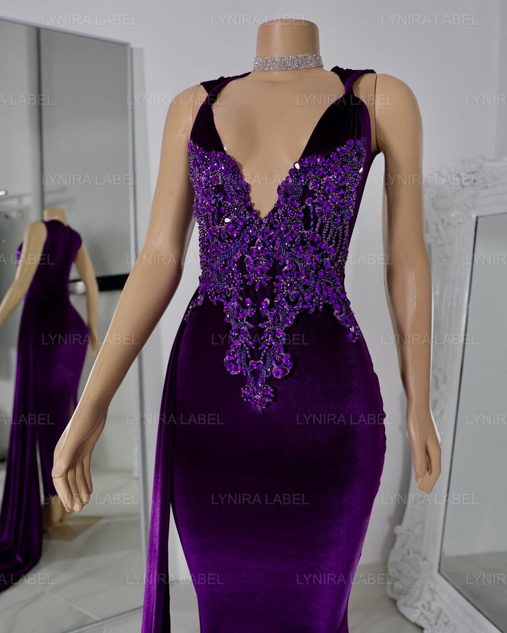 The Penelope Dress with detachable train