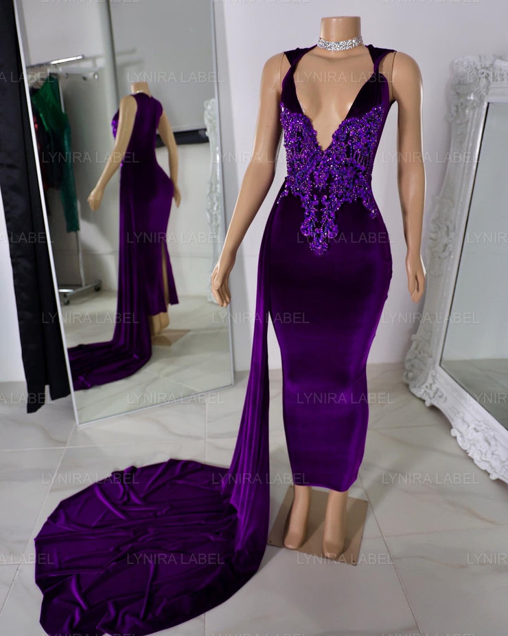 The Penelope Dress with detachable train
