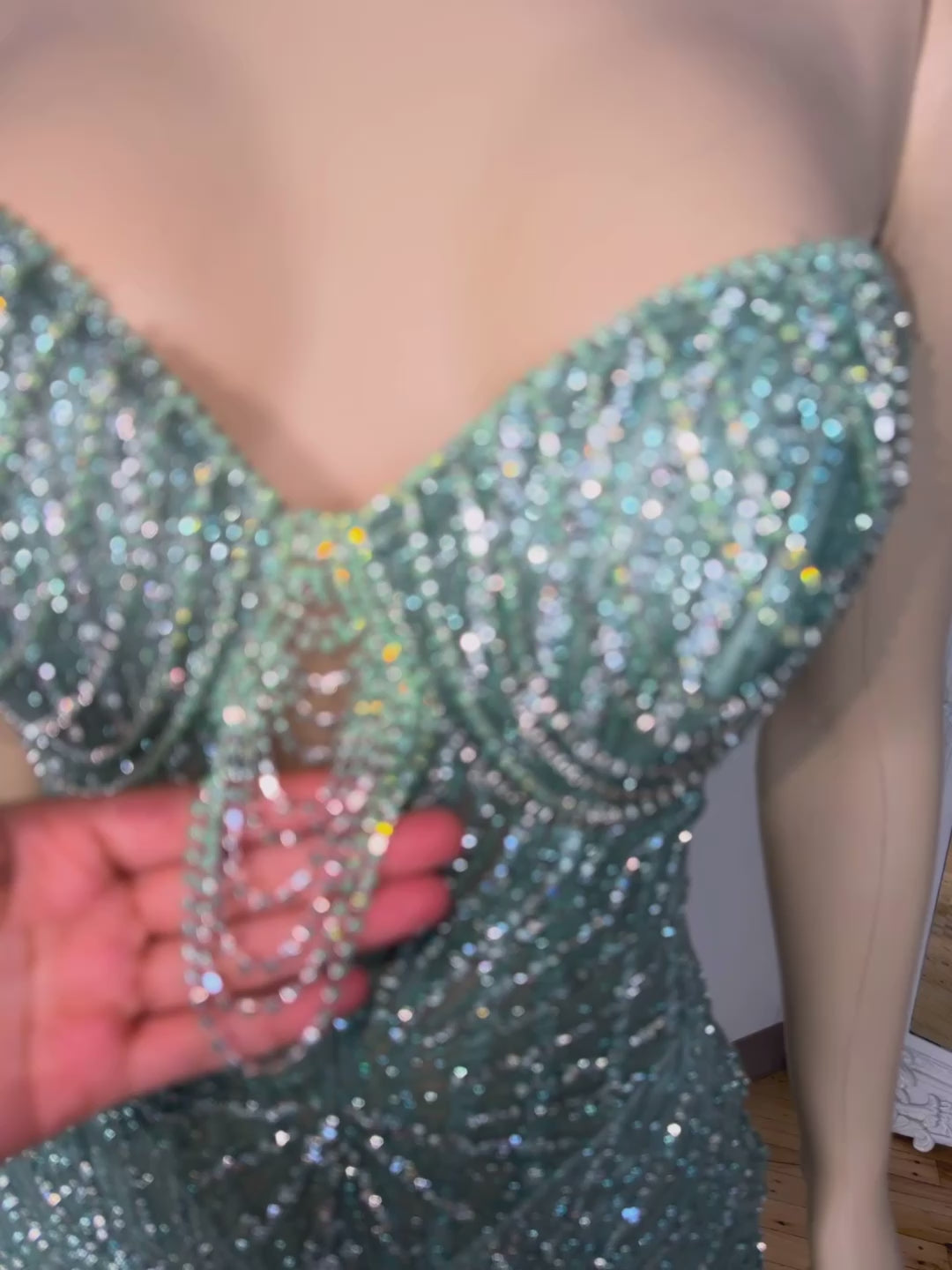 Azura Glitter Dress