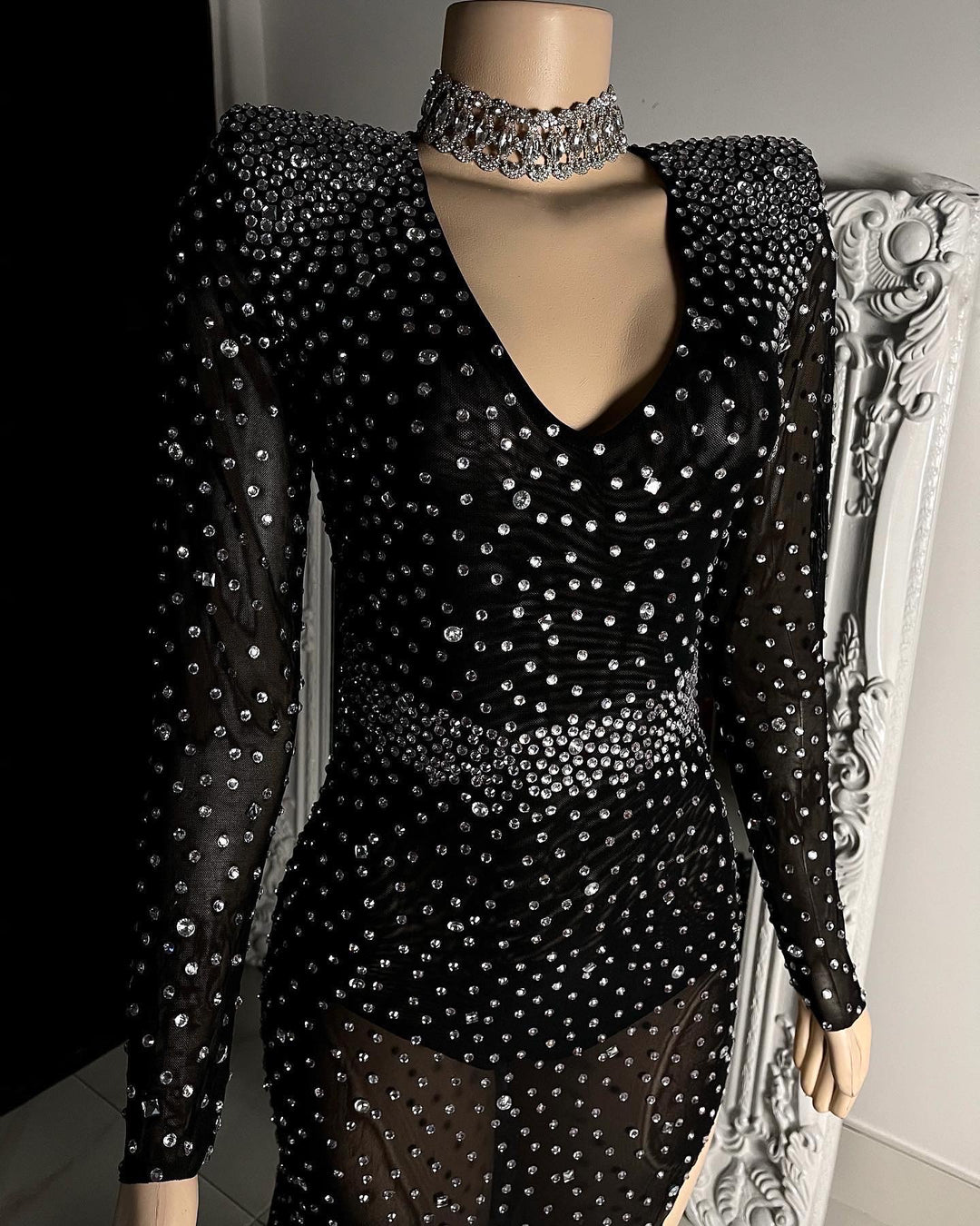 The MADISON Rhinestone Gown Lynira Label The MADISON Rhinestone Gown Lynira Label