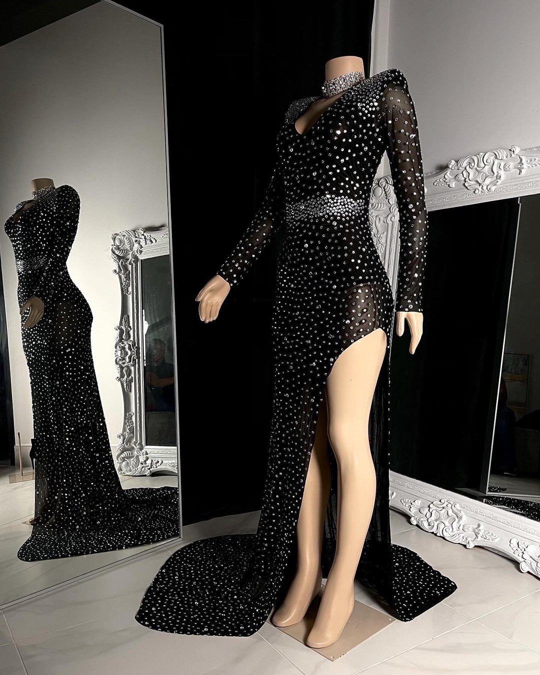 The MADISON Rhinestone Gown