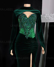 The Ashelyn Corset Velvet Gown