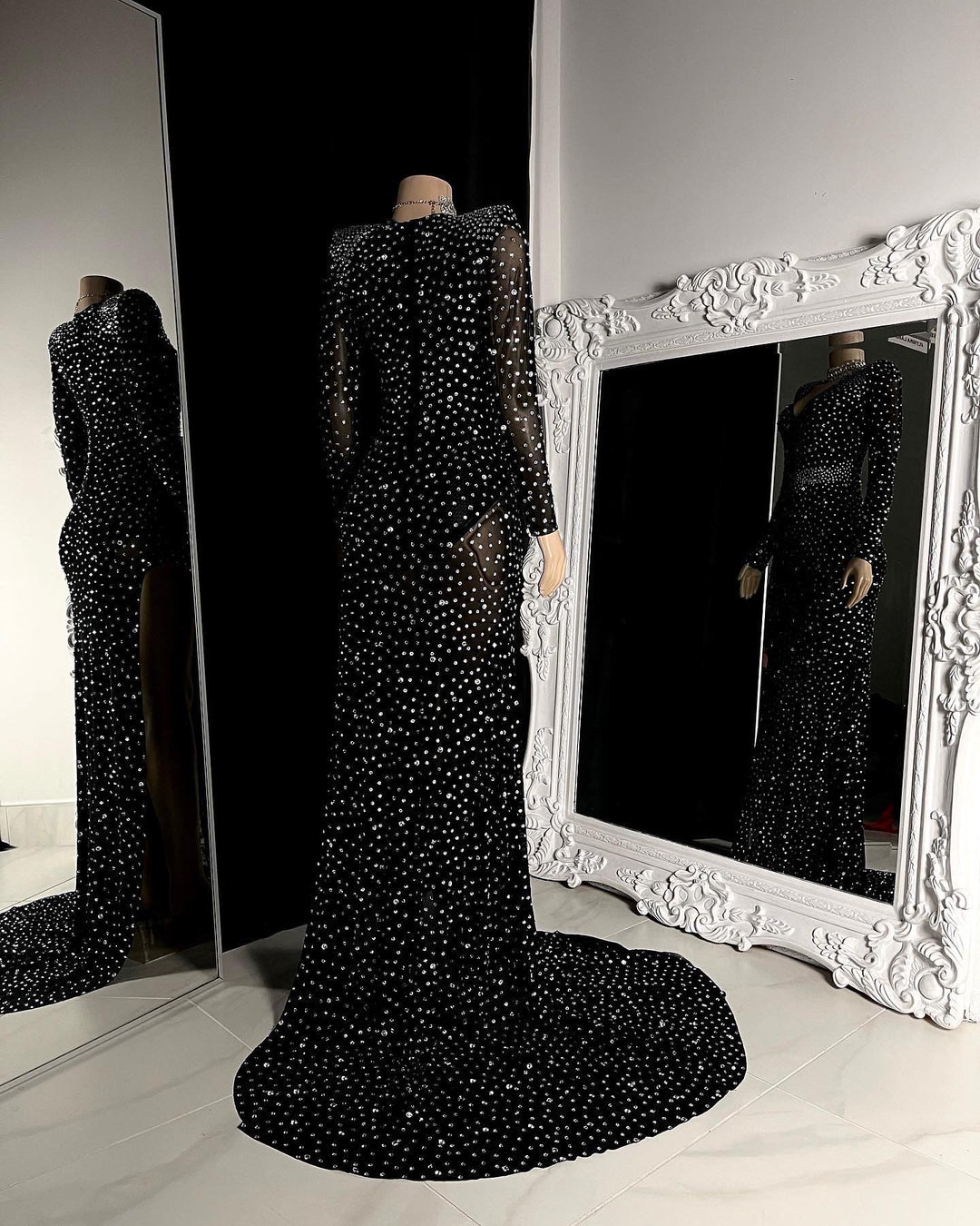 madison sequin maxi dress Solaria