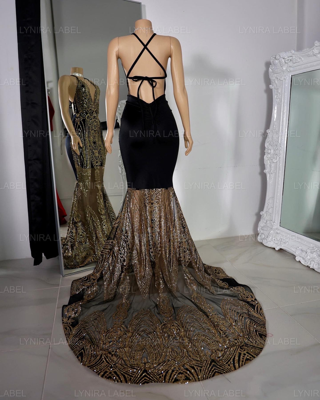 The Monroe Glitter Gown Lynira Label The Monroe Glitter Gown Lynira Label